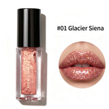 Herorange Star Glitter Lip Gloss Pearlescent Shimmer Mirror Plump Lips Hydrating Watery Lip Makeup