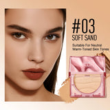 2in1 Setting Sun Protection Weightless Matte Powder Long Lasting High Concealer Power Waterproof Oil Free Compact