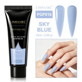 LIMEGIRL 25Colors Poly Extension Nail Gel For Nails Art Acrylic Manicure Design UV Varnishes Semi Permanent Quick Extension Gel