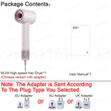 2026 New MIJIA High-Speed Hair Dryer,110000rpm,62m/s Powerful airflow,8 Airflow Mode,347g 4 Color,CN Version With Adapter