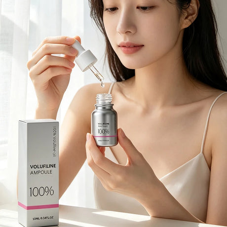 Volufiline Centella Asiatica Serum 10ml Gentle Soothing Moisturizing Facial Ampoule Essence Niacinamide Plumping Fast Absorbing