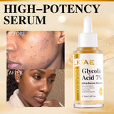 LKIAE Lightening Face Serum, Reduce Dark Spots Essence, With Centella Asiatica Extract, Fruit Acids, Niacinamide, 50ml/1.69 oz