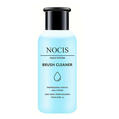 NOCIS 75ml Acrylic Nail Brush Cleaner Acrylic Brush Cleaner Liquid, Nail Gel Brush Cleaner Nail Artist Acrylic Brush Cleaner