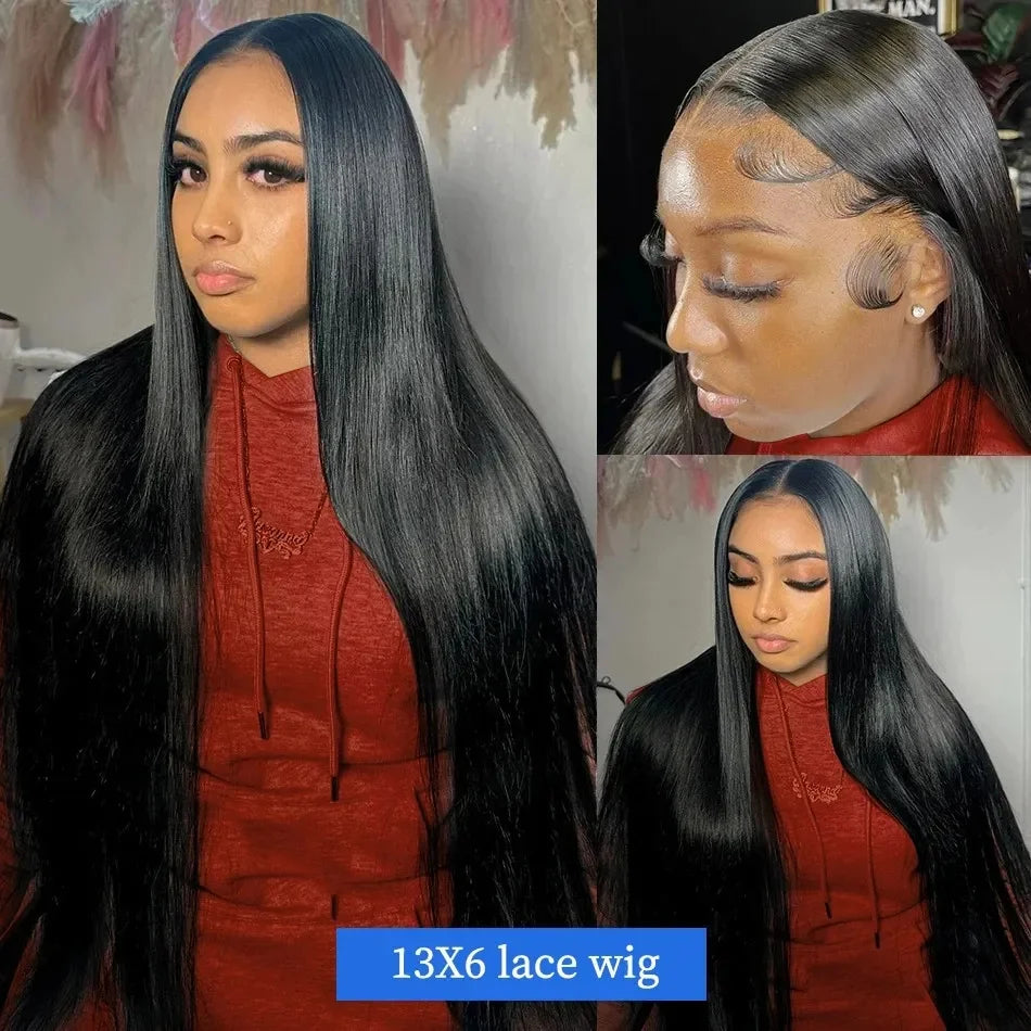Bone Straight Glueless Wigs Human Hair Ready To Wear Brazilian Lace Front Human Hair Wigs 13x4 13x6 HD Lace Frontal Wig 5x5 Wig