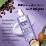 YILEST Caffeine Firm Action Cream 100ml Skin Firming Moisturizing Body Cream with Shea Butter Aloe Vera for Soft Smooth SkinCare