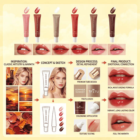 Moisturizing Plumping Lip Gloss Set Hydrating Lip Oil Repair Dry Lips Glossy Cosmetic For Women Girls