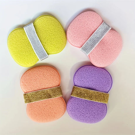 1 Pack Elastic Soap Dish with Loofah Bath Sponge, Non‑Slip Exfoliating Storage Holder, Adjustable Lanyard for Bathtub & Shower,