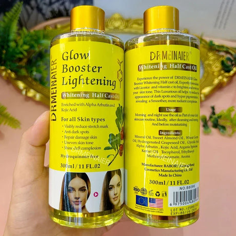 Super Moisturizing Body Care Oil Correcting Meridian Spa Relaxation Oil Arbutin Hydrates Skin With Turmeric Retinol Massage Oil