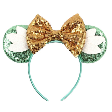 Newest Festival Party Cosplay Mouse Ears Headband 3.3" Ears Glitter Hairband Without Bow For Boys DIY Cartoon Hair Accessories