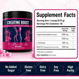 Creatine for Women Booty Builder Supplement with Collagen & BCAA Supports Muscle Development Post-Workout Recovery Elasticity