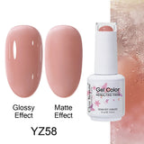 Clou Beaute Jelly Color UV Gel Manicure Summer Pink Nude Gel Nail Rainbow Nail Supplies For Professionals Semi-permanent Varnish