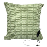 45x45cm USB Electric Cushion Portable Heating Pillow 5-Block Temperature Control Menstrual Cramps Period Pain Relief Heated Pad