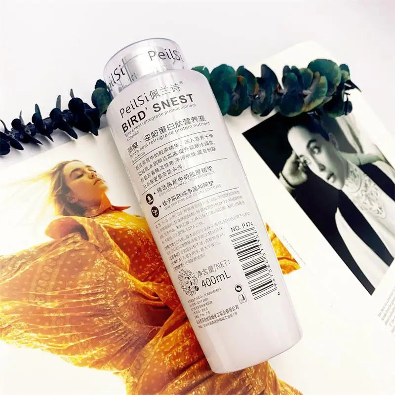 Bird's Nest Anti-Aging Protein Peptide Deep Moisturizing, Hydrating Glow Booster Toner for Face Soothing, Nourishing, Glass Skin