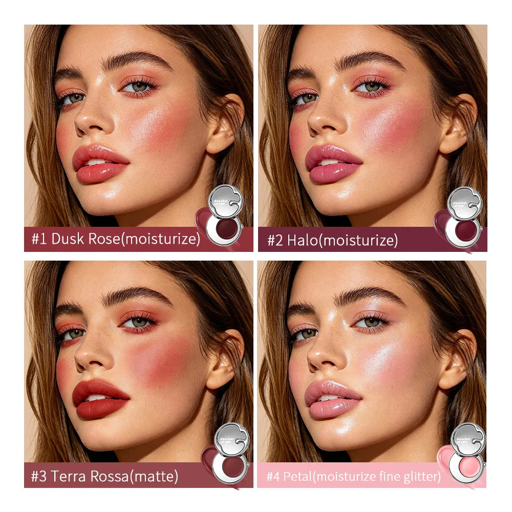Lip & Cheek Dual-use Balm Brighten Nourishing Formula Smooth Fresh Texture Long-lasting Hydration Magnetic Case Design 2in1 Balm