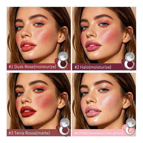 Lip & Cheek Dual-use Balm Brighten Nourishing Formula Smooth Fresh Texture Long-lasting Hydration Magnetic Case Design 2in1 Balm