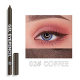 12 Colors Shine Pearlescent Eyeliner Pencil Waterproof Lasting Matte White Black Brown Smooth and Easy To Color Eyeliner Gel Pen