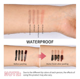 Lip Liner With Peel Off Lip Stain Tattoo Long Lasting Waterproof Transfer Proof Smudge Proof Matte Finish Lip Cosmetic Pencil