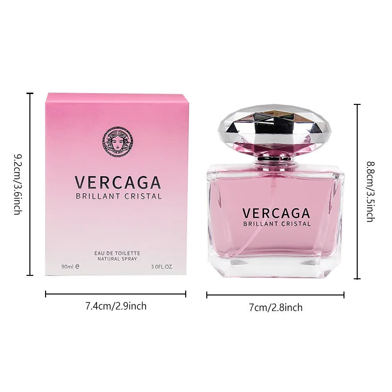 Sweet Love Luxury Brand Long Lasting Fragrance 50ml Women Body Spray Perfume Floral Scent Pheromone Perfumes Crystal Diamond