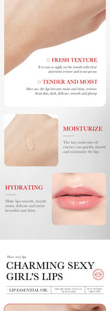 Lip Booster Plumping Serum Oil Hyaluronic Acid Moisturising Sexy Plumping Enhancer Stimulant Free Brightening Lightening Lines