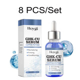 30ml Copper Peptide Serum GHK-Cu Face Firming Lifting Fade Fine Lines Shrink Pores Barrier Repair Hyaluronic Acid Moisturizer