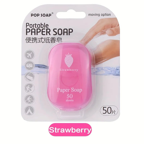 Ultimate Portable Paper Soap Sheets For Outdoor Travel， disposable hand washing travel soap