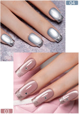 PUENTE 7.5ML Nude Shade Moonlight Cat Magnetic Gel Nail Polish Ultra-Bright Cat Eye Soak Off UV Semi-Permanent Varnish Manicure
