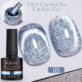 PUENTE 7.5ML Nude Shade Moonlight Cat Magnetic Gel Nail Polish Ultra-Bright Cat Eye Soak Off UV Semi-Permanent Varnish Manicure