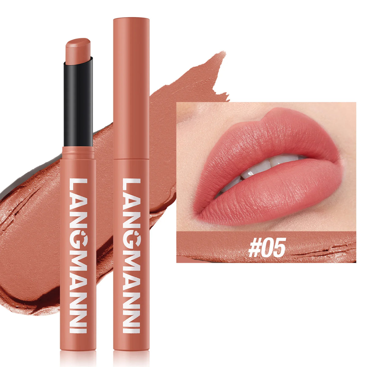 12 Colors Nude Matte Lipstick Waterproof Lip Sticks Not Fading Sexy Red Velvet for Women Make Up Long Lasting Lip Cosmetics