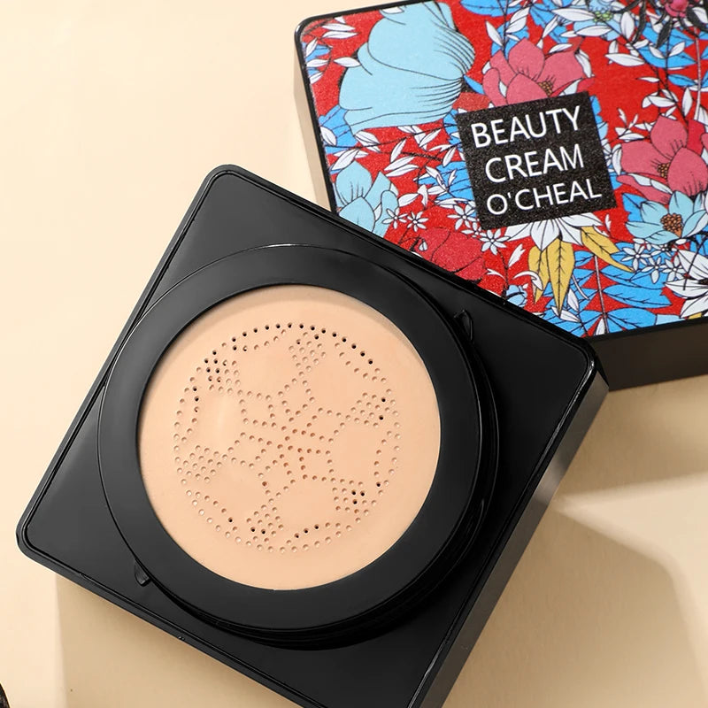 CC Cream Magic Foundation Mushroom Head Air Cushion Waterproof Brighten Foundation Cream Women Base Makeup Face Korean Cosmetics