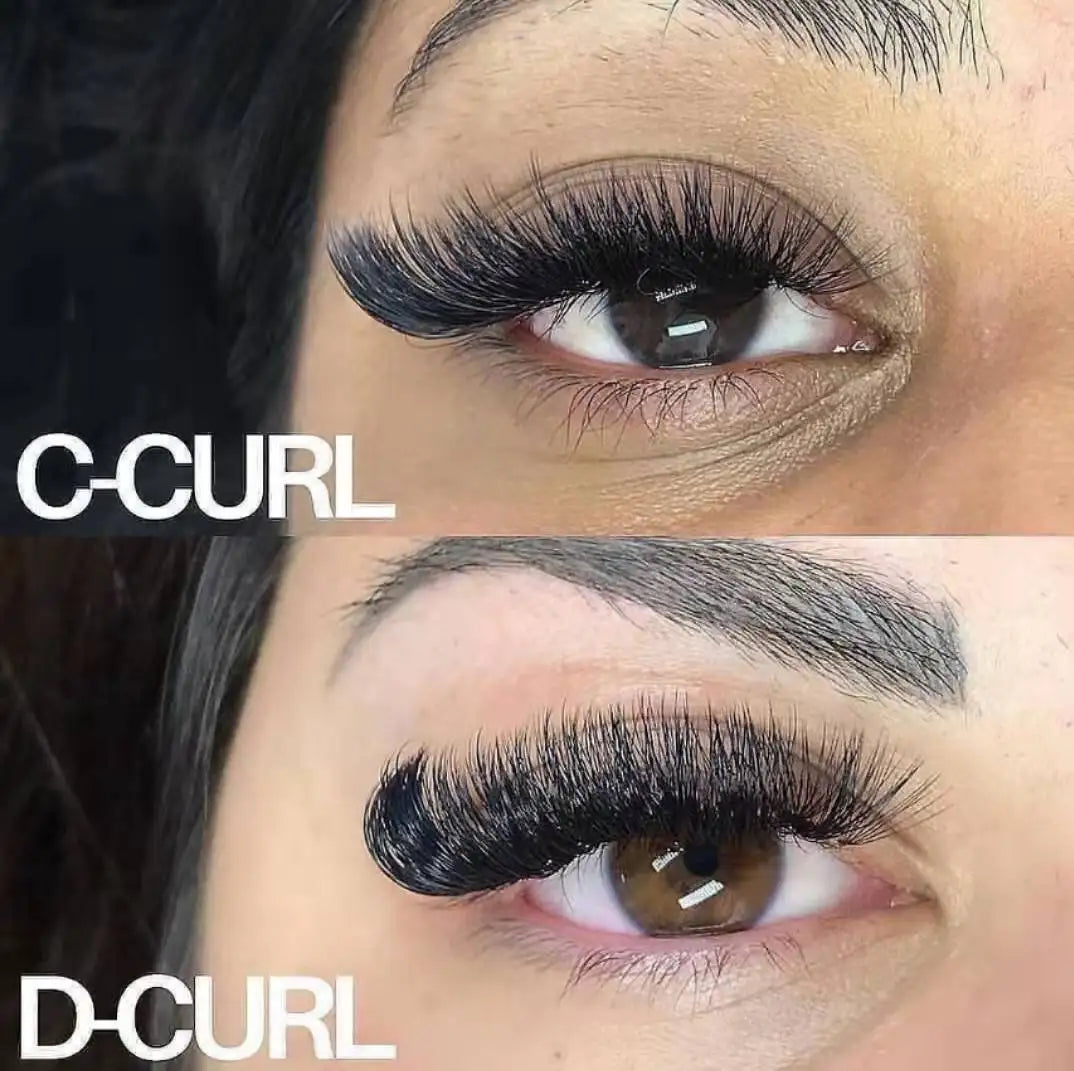 Abonnie B/C/CC/D Classic Individual Eyelashes Extensions Fluffy Volume Lashes Supply All Size Cilios L