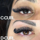 Abonnie B/C/CC/D Classic Individual Eyelashes Extensions Fluffy Volume Lashes Supply All Size Cilios L
