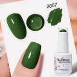Clou Beaute Grey Color Nail Gel Polish Full Coverage Nail Polish Dark Red Gel Lacquer Varnish Vernis Semi Permanent Nail Art