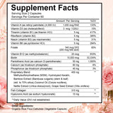 Biotin Collagen - Nourishes The Skin, Slows Down Aging, Promotes Healthy Hair, Strong Nails, and Improves Intestinal Digestion 120 Capsules