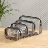 Clear Cosmetic Bag, Transparent Makeup Organizer Pouch for Toiletries, Portable Travel & Gift Storage ﻿