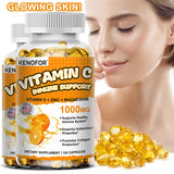 Vitamin C Capsules, Antioxidant, Support Immune System, Cellular Energy Production, Skin Brightening & Collagen Synthesis