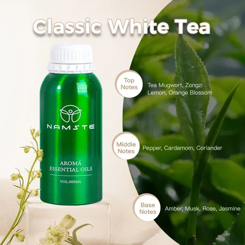 NAMSTE 500ml luxury Essential Oils Pure Natural for Diffuser humidifier Aromatherapy Jasmine Orchid Aroma Oil perfume spray