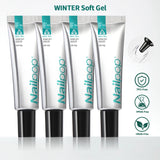 Nailpop Pro Soft Nail Tips Gel Glue 20g Adhesive Fake Nails Long Lasting Soak Off UV Gel Nail Polish Manicure Products for Nails