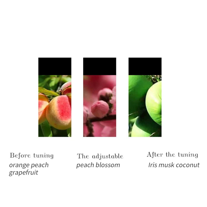 Peach Watermelon Perfume Natural Fresh Fruity Scent Charm Fragrance Women's Date Vibrant Perfume Body Spray Eau De Toilette