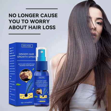 Ginger Hair Growth spray Anti  Fall  Loss Treatment   Essence Oil for Men Women hair treatment