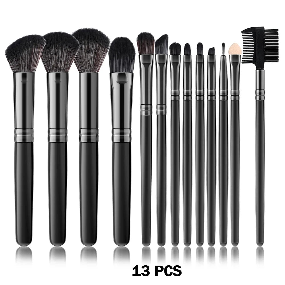 10-32PCS Makeup Brush Set Soft Fluffy Powder Foundation Contour Blush Concealer Eye Shadow Blending Makeup Kit Women Beauty Tool