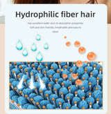 Professional Hair Dryer Brush Microfiber Bristles Quick Drying Comb Anti-Scald Hair Care Styling Tool for Women Home Use