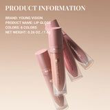 DUNUF Matte Velvet Lip Gloss, 3D Plumping & Waterproof, Square Tube Lipstick, Easy Application, 8 Shades (All-in-One)