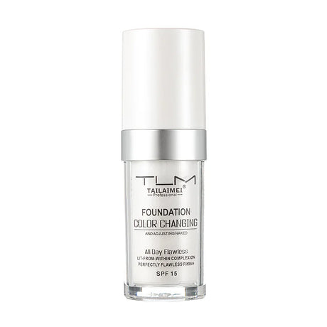 Warm Change liquid foundation sunscreen lasting oil control easy to apply makeup waterproof portable