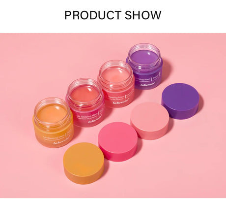 Hydrating Glowing Lip Balm Overnight Lip Mask Moisturizing Repair Cracked Lips Soften Fine Lines Mild Exfoliating Clear Dead Ski