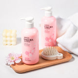 LAIKOU Japan Sakura Shampoo Repair Anti Split Ends Smooth Frizz Dry Hair