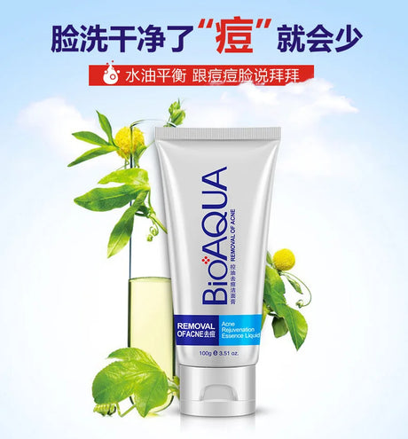 BIOAQUA Facial Cleanser  Anti Wrinkle Face Wash Foam skincare Face Cleanser Anti Acne Blackhead Remover Moisturizing Skin Care