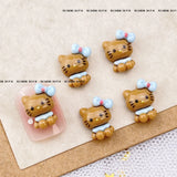 20Pcs Lovely Hello Kitty Cartoon Nail Accessories for Summer Fun Nail Charms Designed for Beautiful Girls