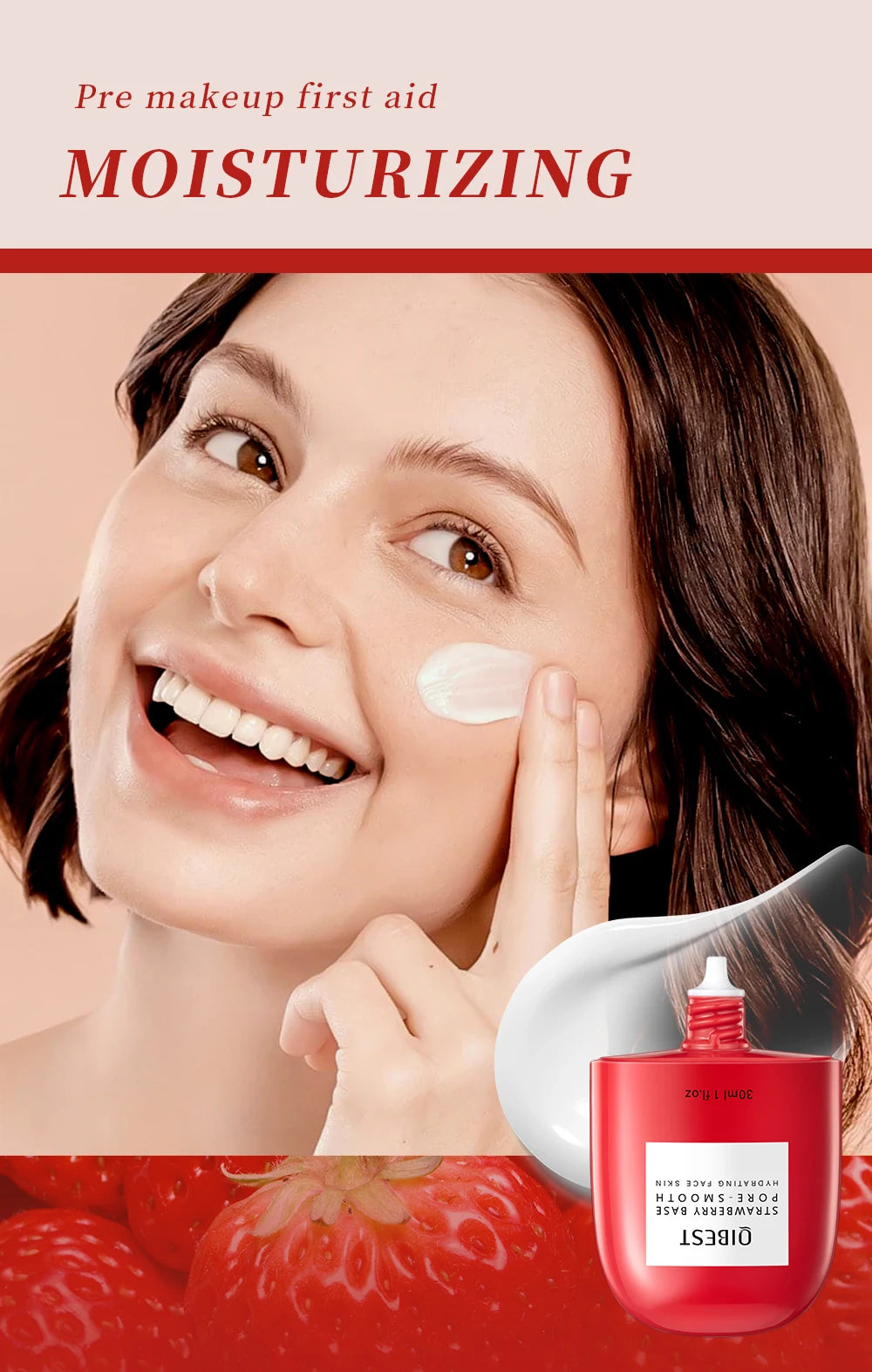 QIBEST Liquid Foundation Cream 30ml For Face High Coverage Makeup Base Oil Control Liquid Pie Foundation Primer Face Makeup New