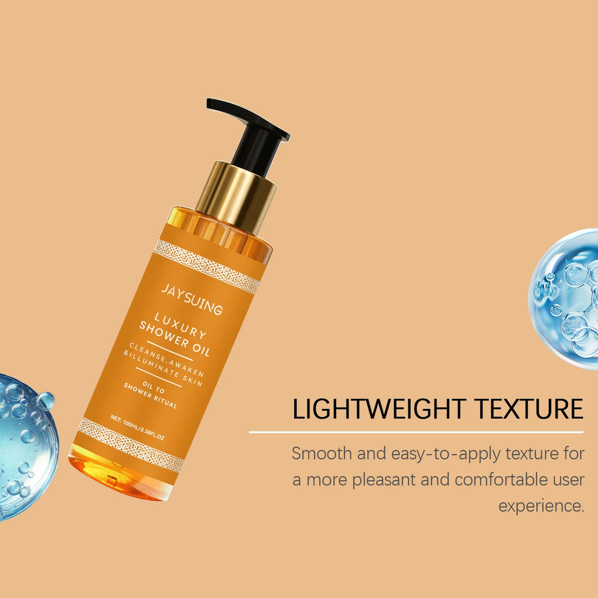 Brightening Shower Oil Moisturize Remove Dirt Smooth Soften Skin Maintain Elasticity Efficient Clean Lasting Fragrance Bath Oils