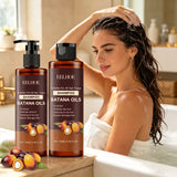 Batana Oil Shampoo Conditioner Cleaning Scalp Oil Control Anti Dandruff Smoothing Prevent Dryness Hair Care Set for Men Women